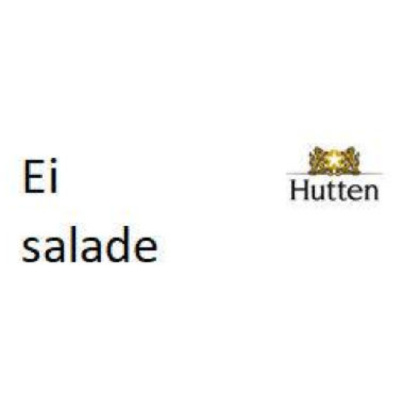 Etiket Hutten Eisalade (15004)